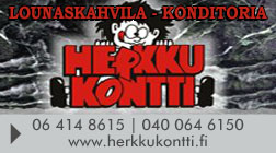 Lounaskahvila - Konditoria Herkkukontti logo
